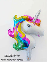 Load image into Gallery viewer, 10 pcs Unicorn shaped Balloons
