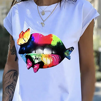 Ladies Multi Print Shirt