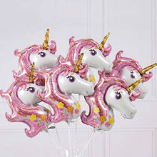 Load image into Gallery viewer, 10 pcs Unicorn shaped Balloons
