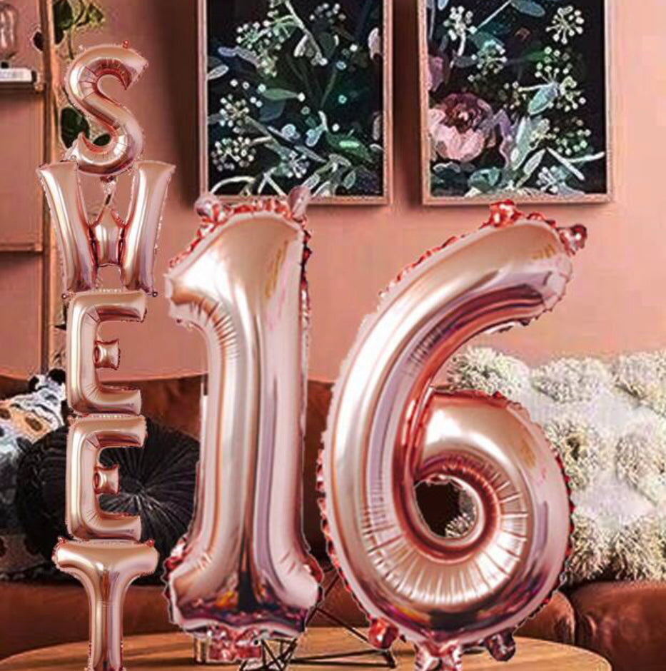 Sweet Sixteen Balloon set