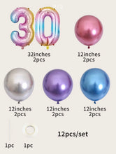 Load image into Gallery viewer, 12 piece 30th Birthday Gradient
